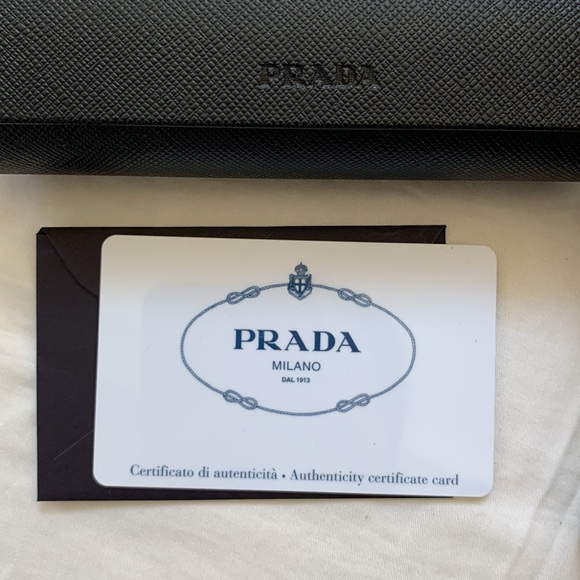 PRADA Black Sunglasses/Eyeglasses Case Set - Picture 2 of 5